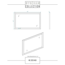 Load image into Gallery viewer, Wyndham Collection WCS202060DWGCMUNSM58 Deborah 60 Inch Double Bathroom Vanity in White, White Carrara Marble Countertop, Undermount Square Sinks, Brushed Gold Trim, 58 Inch Mirror