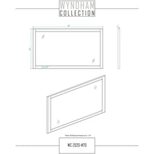 Load image into Gallery viewer, Wyndham Collection WCS202080DWHCMUNSM70 Deborah 80 Inch Double Bathroom Vanity in White, White Carrara Marble Countertop, Undermount Square Sinks, and 70 Inch Mirror