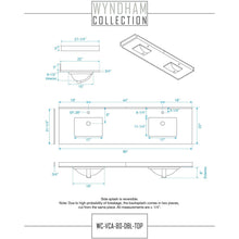Load image into Gallery viewer, Wyndham Collection WCV232372DWHWCUNSMXX Avery 72 Inch Double Bathroom Vanity in White, White Cultured Marble Countertop, Undermount Square Sinks, No Mirror