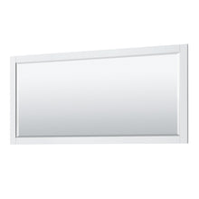 Load image into Gallery viewer, Wyndham Collection WCV232380DWHC2UNSM70 Avery 80 Inch Double Bathroom Vanity in White, Light-Vein Carrara Cultured Marble Countertop, Undermount Square Sinks, 70 Inch Mirror