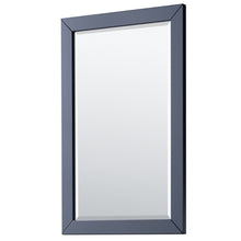 Load image into Gallery viewer, Wyndham Collection WCV252580DBLWCUNSM24 Daria 80 Inch Double Bathroom Vanity in Dark Blue, White Cultured Marble Countertop, Undermount Square Sinks, 24 Inch Mirrors