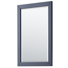 Load image into Gallery viewer, Wyndham Collection WCV252580DBLC2UNSM24 Daria 80 Inch Double Bathroom Vanity in Dark Blue, Light-Vein Carrara Cultured Marble Countertop, Undermount Square Sinks, 24 Inch Mirrors