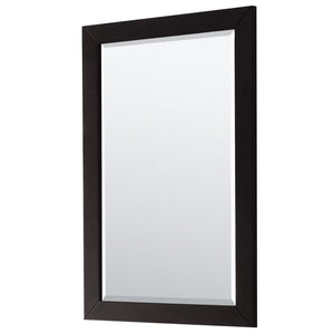 Wyndham Collection WCV252572DDEC2UNSM24 Daria 72 Inch Double Bathroom Vanity in Dark Espresso, Light-Vein Carrara Cultured Marble Countertop, Undermount Square Sinks, 24 Inch Mirrors