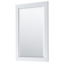 Load image into Gallery viewer, Wyndham Collection WCV252580DWHCMUNSM24 Daria 80 Inch Double Bathroom Vanity in White, White Carrara Marble Countertop, Undermount Square Sinks, and 24 Inch Mirrors