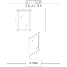 Load image into Gallery viewer, Wyndham Collection WCV252580DBLWCUNSM24 Daria 80 Inch Double Bathroom Vanity in Dark Blue, White Cultured Marble Countertop, Undermount Square Sinks, 24 Inch Mirrors