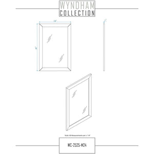 Wyndham Collection WCV252572DBLC2UNSM24 Daria 72 Inch Double Bathroom Vanity in Dark Blue, Light-Vein Carrara Cultured Marble Countertop, Undermount Square Sinks, 24 Inch Mirrors