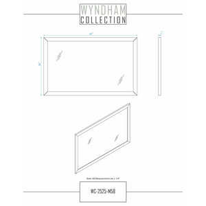 Wyndham Collection WCV252560SWGCXSXXM58 Daria 60 Inch Single Bathroom Vanity in White, No Countertop, No Sink, 58 Inch Mirror, Brushed Gold Trim