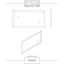 Load image into Gallery viewer, Wyndham Collection WCV252580DWHCXSXXM70 Daria 80 Inch Double Bathroom Vanity in White, No Countertop, No Sink, and 70 Inch Mirror