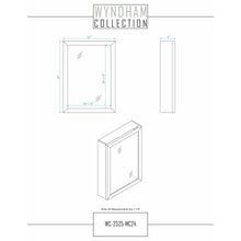 Load image into Gallery viewer, Wyndham Collection WCV252580DWGC2UNSMED Daria 80 Inch Double Bathroom Vanity in White, Light-Vein Carrara Cultured Marble Countertop, Undermount Square Sinks, Medicine Cabinets, Brushed Gold Trim