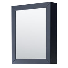 Load image into Gallery viewer, Wyndham Collection WCV252580DBLCXSXXMED Daria 80 Inch Double Bathroom Vanity in Dark Blue, No Countertop, No Sink, Medicine Cabinets