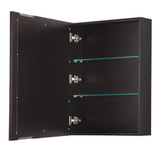 Load image into Gallery viewer, Wyndham Collection WCV252580DDEWCUNSMED Daria 80 Inch Double Bathroom Vanity in Dark Espresso, White Cultured Marble Countertop, Undermount Square Sinks, Medicine Cabinets