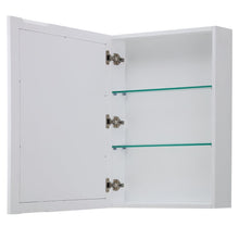Load image into Gallery viewer, Wyndham Collection WCV252580DWHC2UNSMED Daria 80 Inch Double Bathroom Vanity in White, Light-Vein Carrara Cultured Marble Countertop, Undermount Square Sinks, Medicine Cabinets