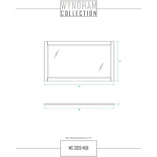Load image into Gallery viewer, Wyndham Collection WCF292960SWBCMUNSM58 Miranda 60 Inch Single Bathroom Vanity in White, White Carrara Marble Countertop, Undermount Square Sink, Matte Black Trim, 58 Inch Mirror