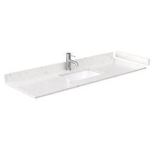 Load image into Gallery viewer, Wyndham Collection WCS141460SGYC2UNSMXX Sheffield 60 Inch Single Bathroom Vanity in Gray, Carrara Cultured Marble Countertop, Undermount Square Sink, No Mirror
