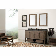 Load image into Gallery viewer, Legion Furniture WH5160-BR 60&quot; SOLID WOOD SINK VANITY WITH MOON STONE TOP-NO FAUCET