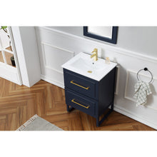 Load image into Gallery viewer, Legion Furniture WH7824-BL 24&quot; SINK VANITY WITH CERAMIC TOP-NO FAUCET