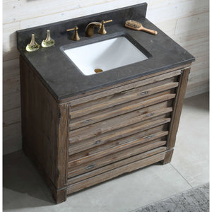 Legion Furniture WH8436 36" WOOD SINK VANITY MATCH WITH MARBLE TOP -NO FAUCET
