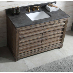 Legion Furniture WH8448 48" WOOD SINK VANITY MATCH WITH MARBLE TOP -NO FAUCET