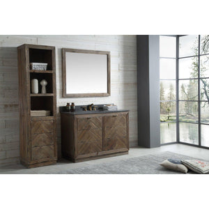Legion Furniture WH8548 48" WOOD SINK VANITY MATCH WITH MARBLE TOP -NO FAUCET