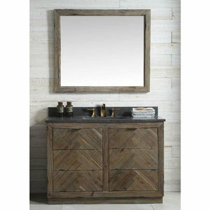 Legion Furniture WH8548 48" WOOD SINK VANITY MATCH WITH MARBLE TOP -NO FAUCET