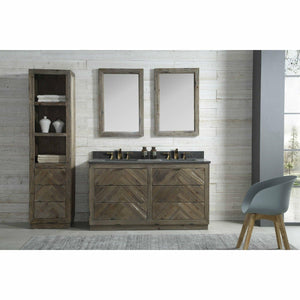 Legion Furniture WH8560 60" WOOD SINK VANITY MATCH WITH MARBLE TOP -NO FAUCET