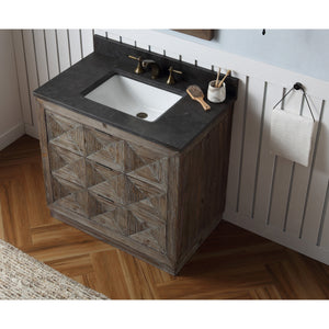 Legion Furniture WH8736 36" WOOD SINK VANITY MATCH WITH MARBLE TOP -NO FAUCET