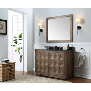 Legion Furniture WH8748 48" WOOD SINK VANITY MATCH WITH MARBLE TOP -NO FAUCET