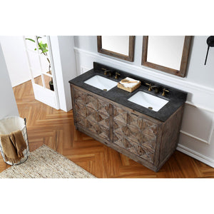 Legion Furniture WH8760 60" WOOD SINK VANITY MATCH WITH MARBLE TOP -NO FAUCET