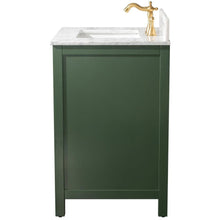 Load image into Gallery viewer, Legion Furniture WLF2130-VG 30&quot; VOGUE GREEN FINISH SINK VANITY CABINET WITH CARRARA WHITE TOP