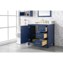 Load image into Gallery viewer, Legion Furniture WLF2136-B 36&quot; BLUE FINISH SINK VANITY CABINET WITH CARRARA WHITE TOP