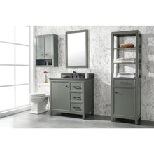 Load image into Gallery viewer, Legion Furniture WLF2136-PG 36&quot; PEWTER GREEN FINISH SINK VANITY CABINET WITH BLUE LIME STONE TOP