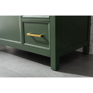 Legion Furniture WLF2136-VG 36" VOGUE GREEN FINISH SINK VANITY CABINET WITH CARRARA WHITE TOP