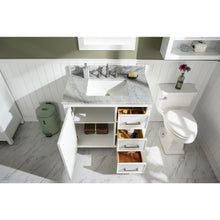 Load image into Gallery viewer, Legion Furniture WLF2136-W 36&quot; WHITE FINISH SINK VANITY CABINET WITH CARRARA WHITE TOP