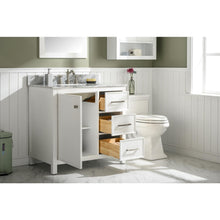 Load image into Gallery viewer, Legion Furniture WLF2136-W 36&quot; WHITE FINISH SINK VANITY CABINET WITH CARRARA WHITE TOP
