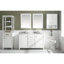 Load image into Gallery viewer, Legion Furniture WLF2154-W 54&quot; WHITE FINISH DOUBLE SINK VANITY CABINET WITH CARRARA WHITE TOP