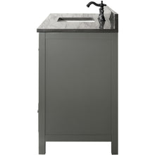 Load image into Gallery viewer, Legion Furniture WLF2160S-PG 60&quot; PEWTER GREEN FINISH SINGLE SINK VANITY CABINET WITH BLUE LIME STONE TOP