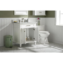 Load image into Gallery viewer, Legion Furniture WLF2230-W 30&quot; WHITE FINISH SINK VANITY CABINET WITH CARRARA WHITE TOP