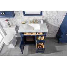 Load image into Gallery viewer, Legion Furniture WLF2236-B 36&quot; BLUE FINISH SINK VANITY CABINET WITH CARRARA WHITE TOP