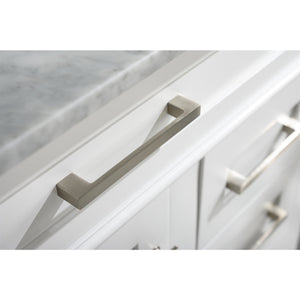 Legion Furniture WLF2236-W 36" WHITE FINISH SINK VANITY CABINET WITH CARRARA WHITE TOP