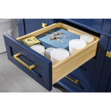 Load image into Gallery viewer, Legion Furniture WLF2254-B 54&quot; BLUE FINISH DOUBLE SINK VANITY CABINET WITH CARRARA WHITE TOP