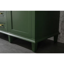Load image into Gallery viewer, Legion Furniture WLF2260D-VG 60&quot; VOGUE GREEN FINISH DOUBLE SINK VANITY CABINET WITH CARRARA WHITE TOP
