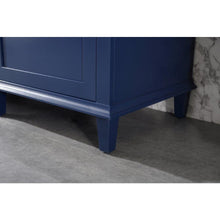 Load image into Gallery viewer, Legion Furniture WLF2272-B 72&quot; BLUE DOUBLE SINGLE SINK VANITY CABINET WITH CARRARA WHITE TOP