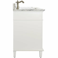 Load image into Gallery viewer, Legion Furniture WLF2272-W 72&quot; WHITE DOUBLE SINGLE SINK VANITY CABINET WITH CARRARA WHITE TOP