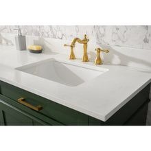 Load image into Gallery viewer, Legion Furniture WLF2280-VG 80&quot; VOGUE GREEN DOUBLE SINGLE SINK VANITY CABINET WITH CARRARA WHITE QUARTZ TOP