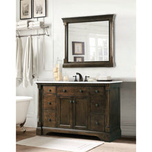 Load image into Gallery viewer, Legion Furniture WLF6036-48 48&quot; ANTIQUE COFFEE SINK VANITY WITH CARRARA WHITE TOP AND MATCHING BACKSPLASH WITHOUT FAUCET