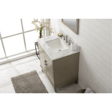 Load image into Gallery viewer, Legion Furniture WLF7040-30-AGO-CW 30&quot; ANTIQUE GRAY OAK VANITY WITH CARRARA WHITE TOP