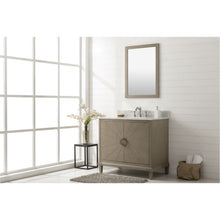 Load image into Gallery viewer, Legion Furniture WLF7040-36-AGO-CW 36&quot; ANTIQUE GRAY OAK  VANITY WITH CARRARA WHITE TOP
