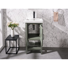 Load image into Gallery viewer, Legion Furniture WLF9018-PG 18&quot; PEWTER GREEN SINK VANITY