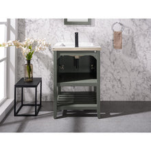 Load image into Gallery viewer, Legion Furniture WLF9024-PG 24&quot; KD PEWTER GREEN SINK VANITY