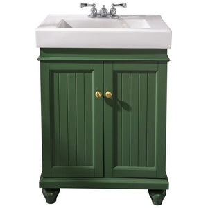 Legion Furniture WLF9324-VG 24" VOGUE GREEN SINK VANITY